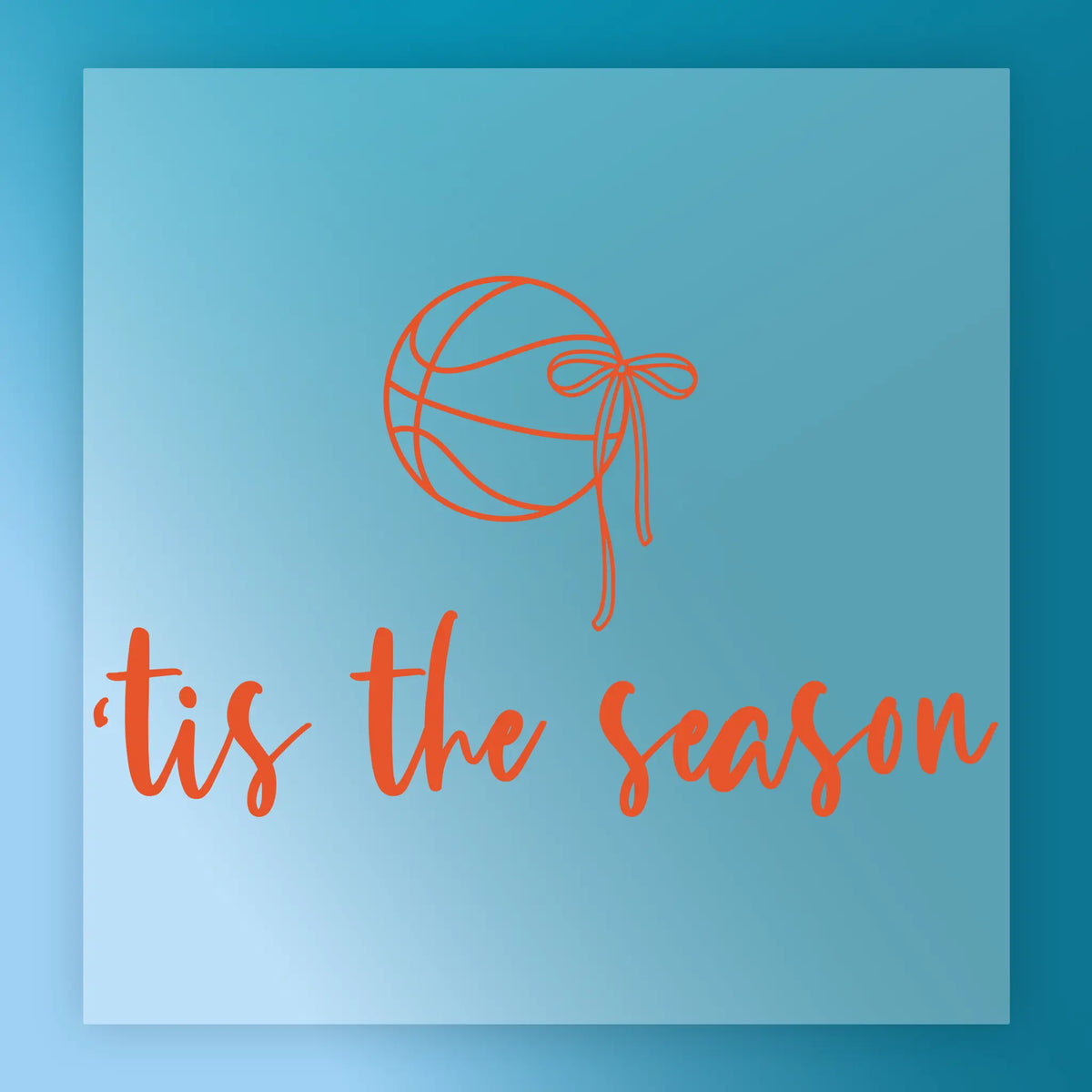 'Tis The Season Basketball Design