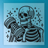 Skeleton Lifting Dumbbell Workout Design - Heat Press Ready - InkMerge DTF Transfer