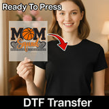 MOM Squad Basketball Design DTF Transfer - InkMerge Heat Press Design