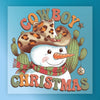 Cowboy Christmas Snowman Design - Ready to Press - InkMerge DTF Transfer