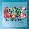 Love Came Down Nativity Scene - Ready to Press - InkMerge DTF Transfer