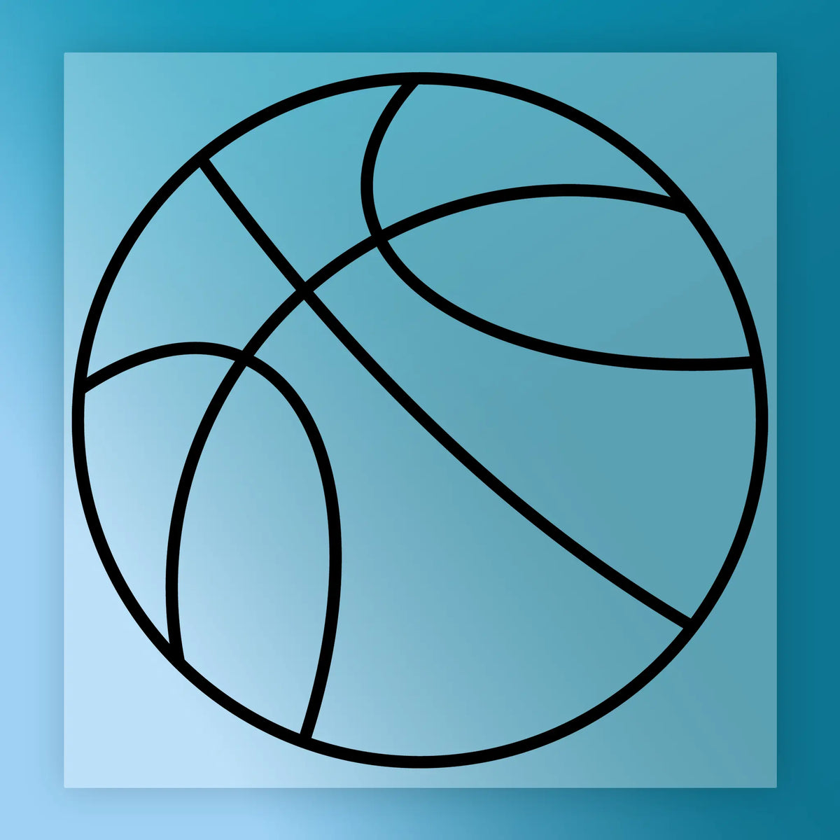 Basketball Silhouette Design