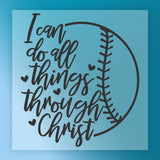 I Can Do All Things Through Christ DTF Transfer - InkMerge Heat Press Design