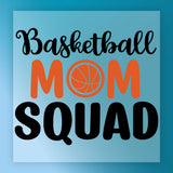 Basketball Mom Squad DTF Transfer - InkMerge Heat Press Design