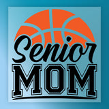 Basketball Senior Mom Shirt Design DTF Transfer - InkMerge Heat Press Design