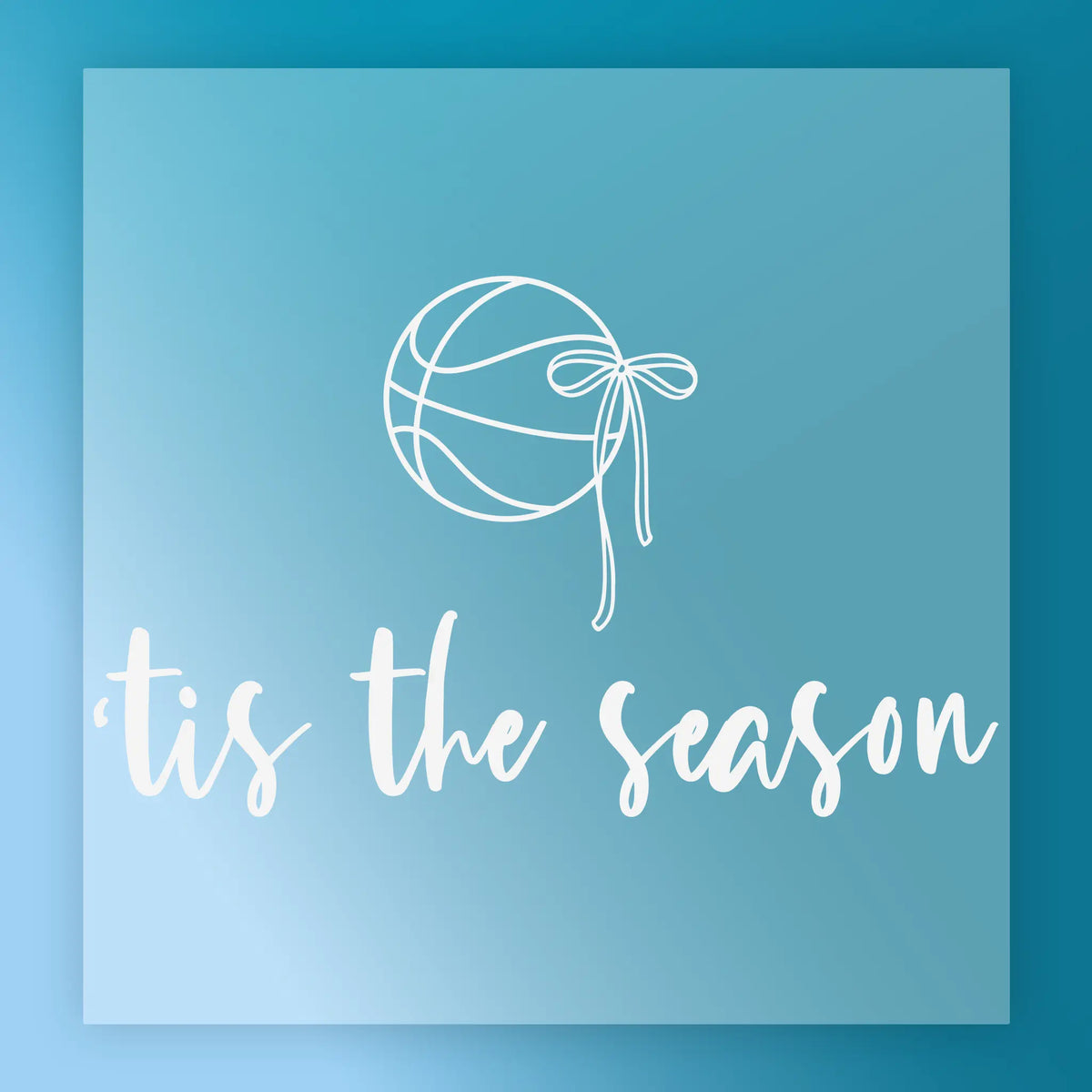 Basketball Bow 'Tis The Season Design