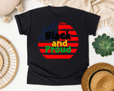 Black Comfort Colors t-shirt