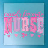 Cupid's Favorite Nurse DTF Transfer - InkMerge Heat Press Design