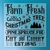 Farm Fresh Christmas Tree Vintage Design - Ready to Press - InkMerge DTF Transfer