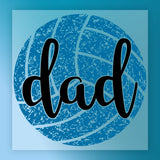 Dad Volleyball Pride Hand-Lettered Design DTF Transfer - InkMerge Heat Press Design