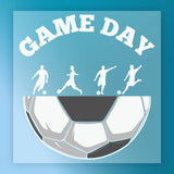 Game Day Soccer DTF Transfer - InkMerge Heat Press Design