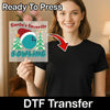 Santa's Favorite Bowling Christmas Design - Ready to Press - InkMerge DTF Transfer