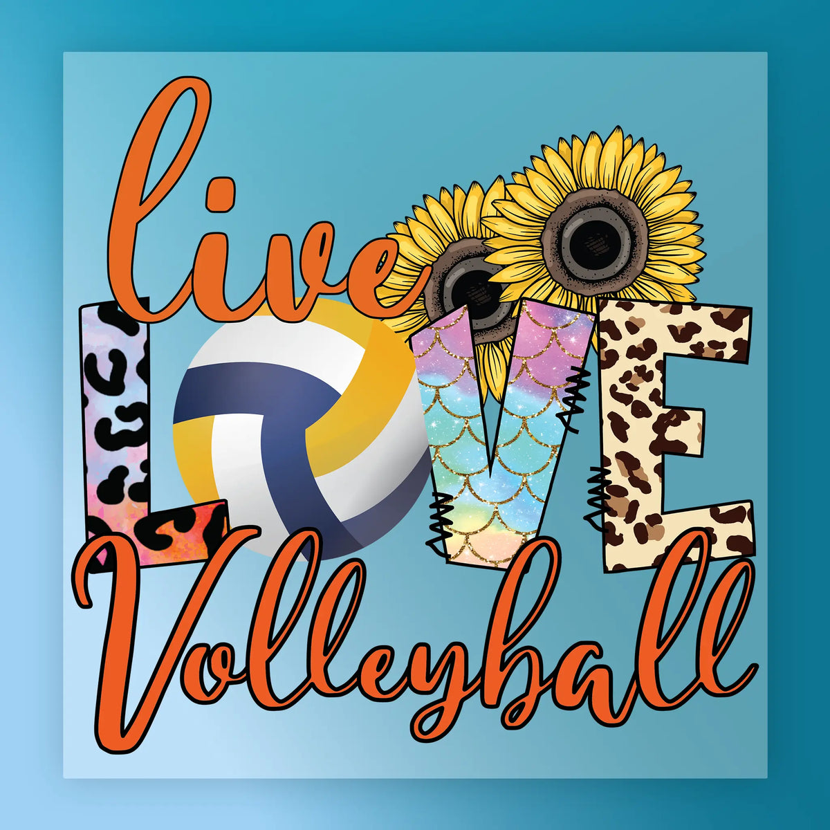 Live LOVE Volleyball Design