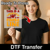It's Fall Y'all Pumpkin Design - Ready to Press - InkMerge DTF Transfer
