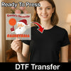 Santa's Favorite Basketball - Ready to Press - InkMerge DTF Transfer