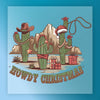 Howdy Christmas Western Theme - Ready to Press - InkMerge DTF Transfer