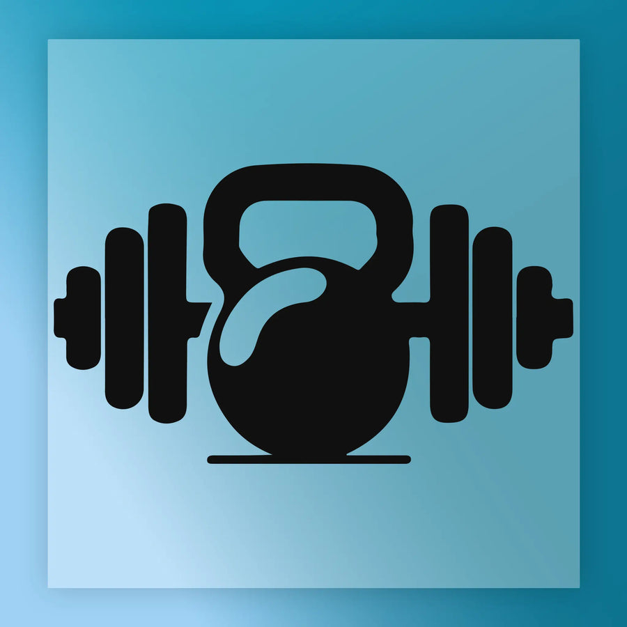 Kettlebell Barbell Strength Design DTF Transfer - InkMerge Heat Press Design