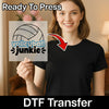 Volleyball Junkie Design - Ready to Press - InkMerge DTF Transfer
