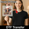 Nostalgic Holiday Fireplace Scene - Ready to Press - InkMerge DTF Transfer
