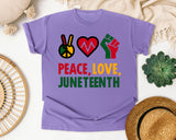 Violet Comfort Colors t-shirt