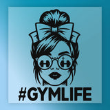 #GYMLIFE Empowerment Design DTF Transfer - InkMerge Heat Press Design