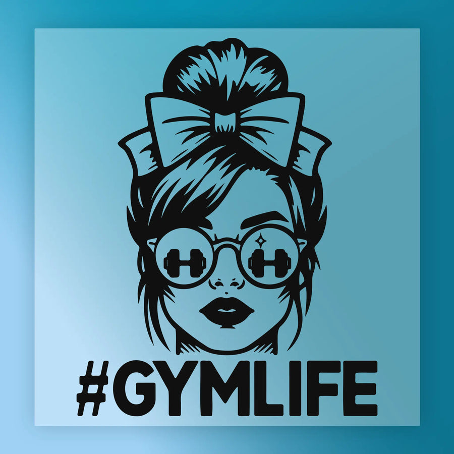 #GYMLIFE Empowerment Design DTF Transfer - InkMerge Heat Press Design