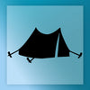 Camping Adventure Tent Silhouette - Ready to Press - InkMerge DTF Transfer
