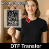 Skeleton Deadlift Gothic Design - Ready to Press - InkMerge DTF Transfer