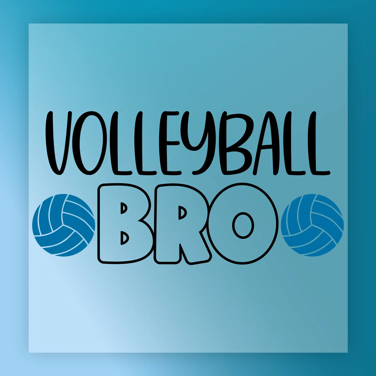 Volleyball Bro Design