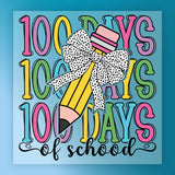 100 Days of School Celebration DTF Transfer - InkMerge Heat Press Design
