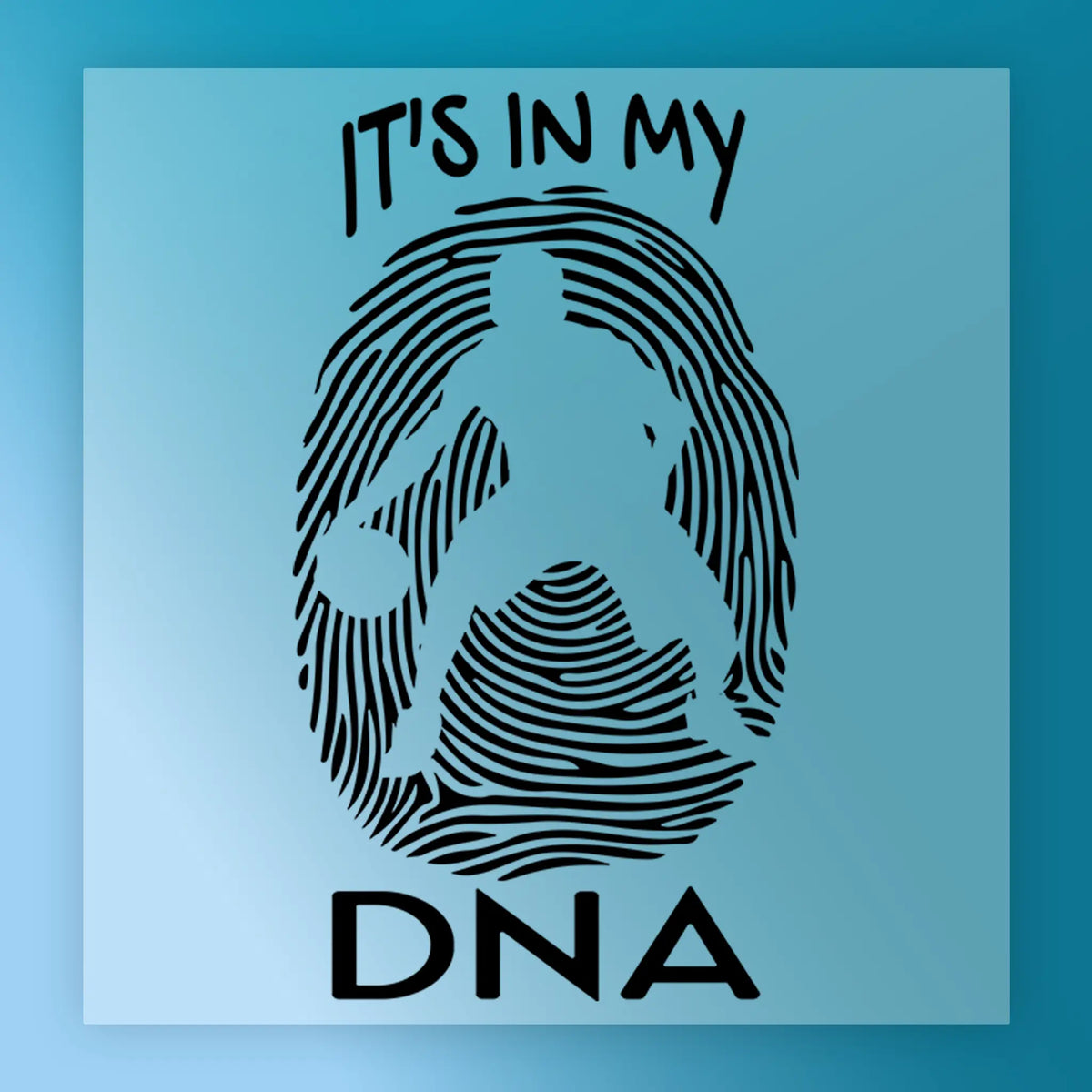 Basketball DNA Silhouette