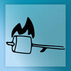 Campfire Marshmallow on Stick - Heat Press Ready - InkMerge DTF Transfer