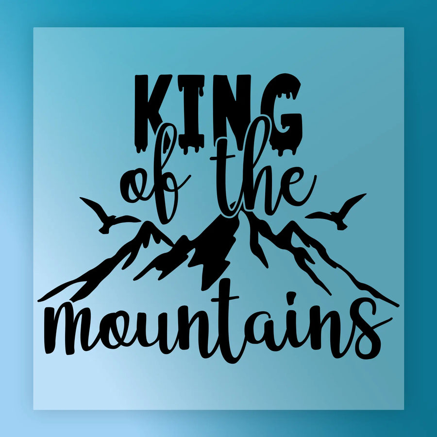 King of the Mountains - Ready to Press - InkMerge DTF Transfer for Outdoor Enthusiasts DTF Transfer - InkMerge Heat Press ...