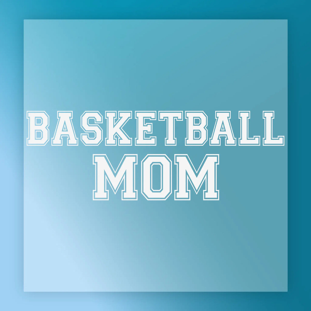 Basketball Mom Collegiate Design