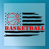 Basketball Flag Shirt Design DTF Transfer - InkMerge Heat Press Design
