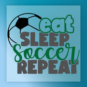 Half Soccer Habit DTF Transfer - InkMerge Heat Press Design