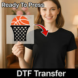 Basketball Dad Pride Design DTF Transfer - InkMerge Heat Press Design