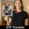 Empowered Woman Lifting Dumbbell - Ready to Press - InkMerge DTF Transfer