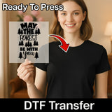 May The Forest Be With You DTF Transfer - InkMerge Heat Press Design
