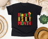 Black Comfort Colors t-shirt