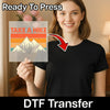 Minimalist Mountain Art - Heat Press Ready - InkMerge DTF Transfer