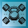 Kettlebell Dumbbell Strength Fitness - Heat Press Ready - InkMerge DTF Transfer