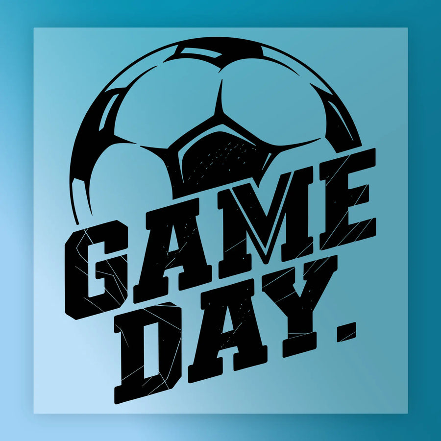 Game Day Soccer Ball Design DTF Transfer - InkMerge Heat Press Design