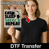 Eat Sleep Soccer Repeat - Ready to Press - InkMerge DTF Transfer