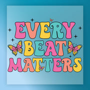 Every Beat Matters Retro Custom  Design DTF Transfer - InkMerge Heat Press Design