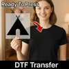 Minimalist Teepee Silhouette - Ready to Press - InkMerge DTF Transfer