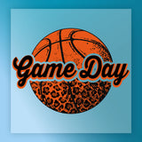 Game Day Basketball Grunge Design DTF Transfer - InkMerge Heat Press Design