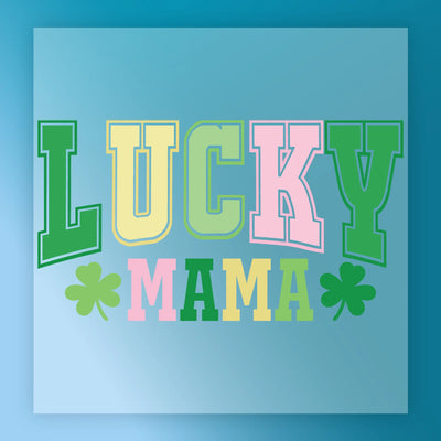 Lucky Mama Shamrock Design - Ready to Press - InkMerge DTF Transfer