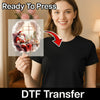 Traditional Santa Relaxing Scene - Ready to Press - InkMerge DTF Transfer