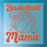 Basketball Mama  Stars and Bow Design DTF Transfer - InkMerge Heat Press Design
